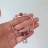 Vòng đá thạch anh dâu x thạch anh hồng